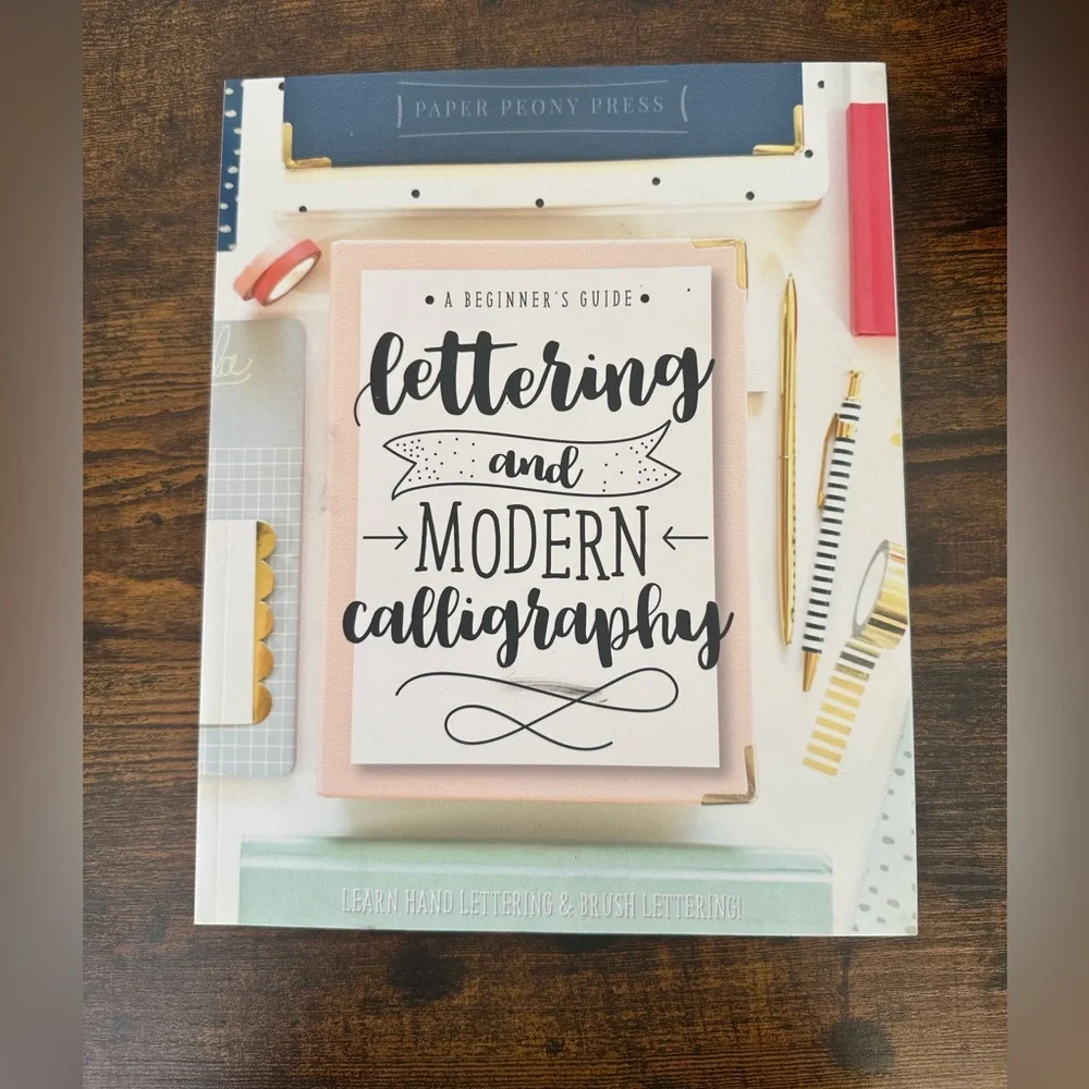 Calligraphy guide and paper
